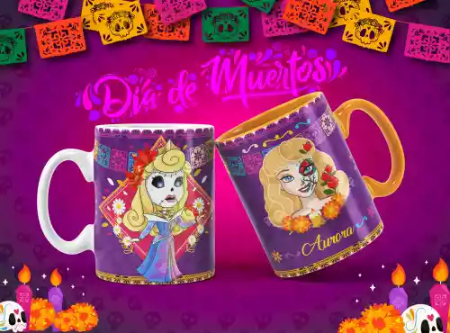 vectores plantilas DISNEY,DÍA DE MUERTOS,